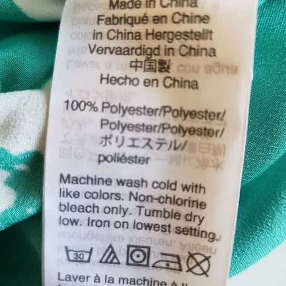 J. Crew Green Floral Midi Skirt - Picture 5 of 5